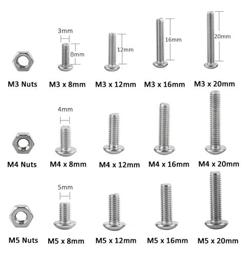 what is m4 screw size